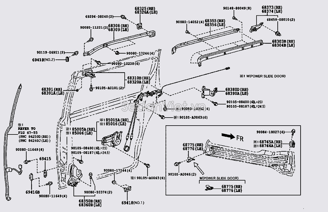 Motor cửa lùa 8500508014