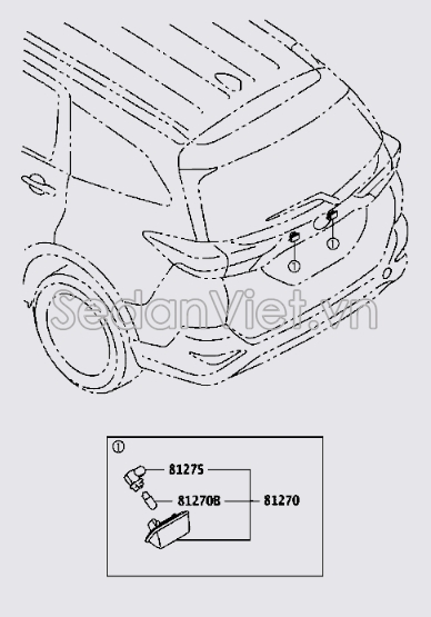 Bóng đèn 12V 5W 9004A81006