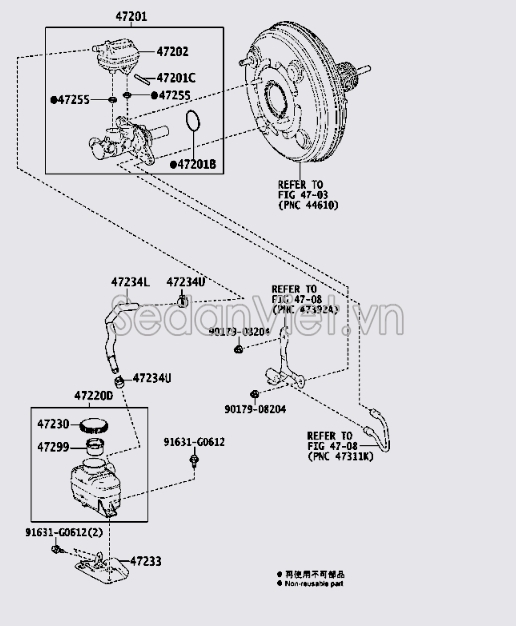 Bình dầu phanh 4722048260