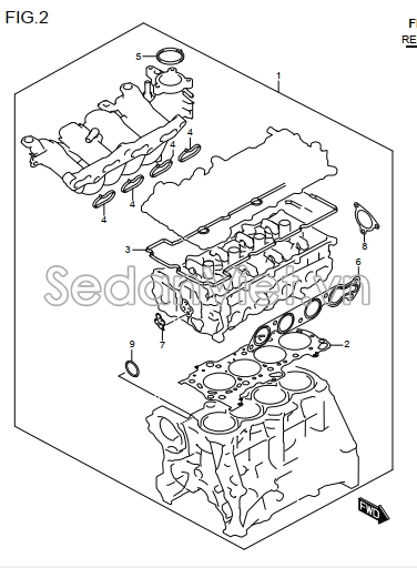 Gioăng dàn cò 1118962R10