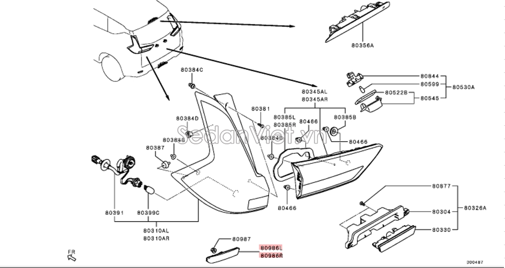 Đèn phản quang 8355A100