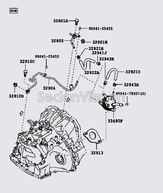 Ống nước làm mát dầu hộp số tự động 32942B1100