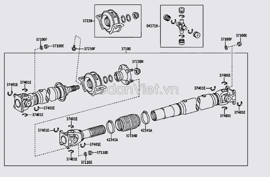 Bi chữ thập 043710K110