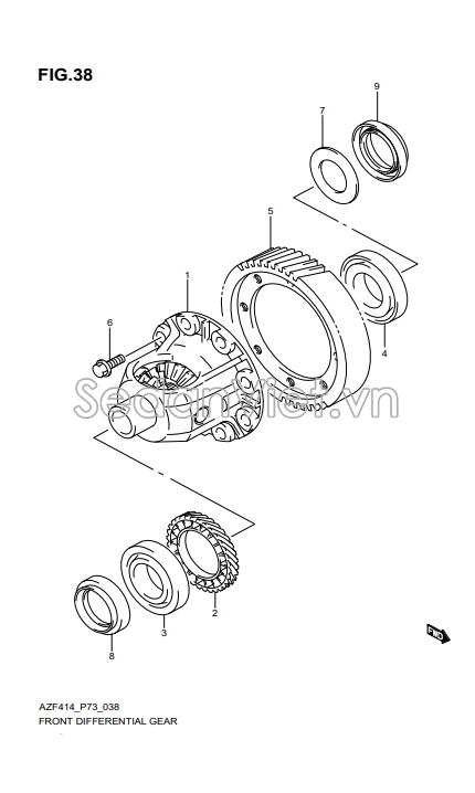 Phớt láp 2761168L10000