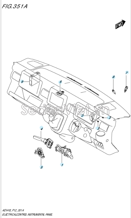 Công tắc pha cos 3721073R00000