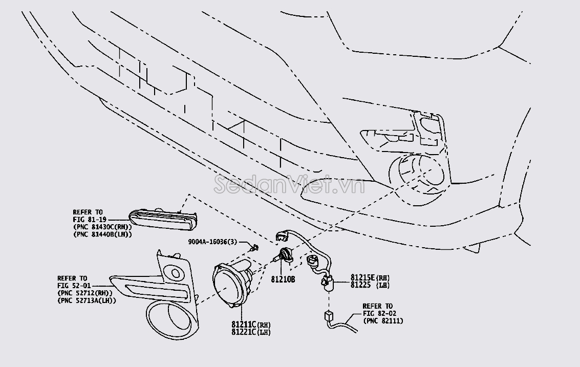 Đèn gầm 81221BZ080