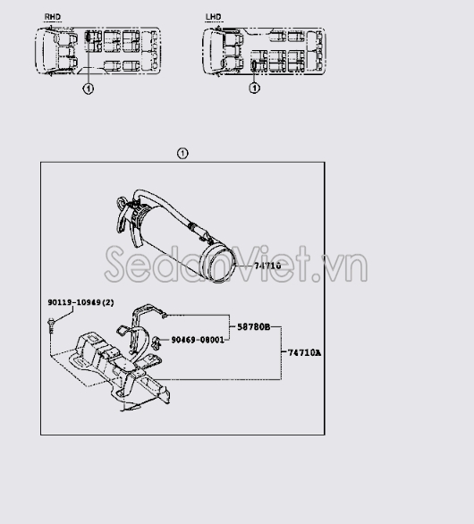 Bình cứu hỏa 747110L010