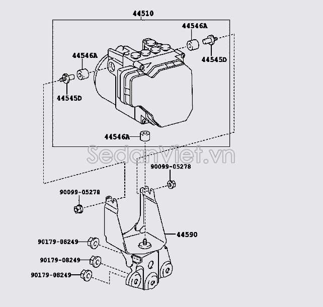 Cụm điều khiển ABS 4405042200