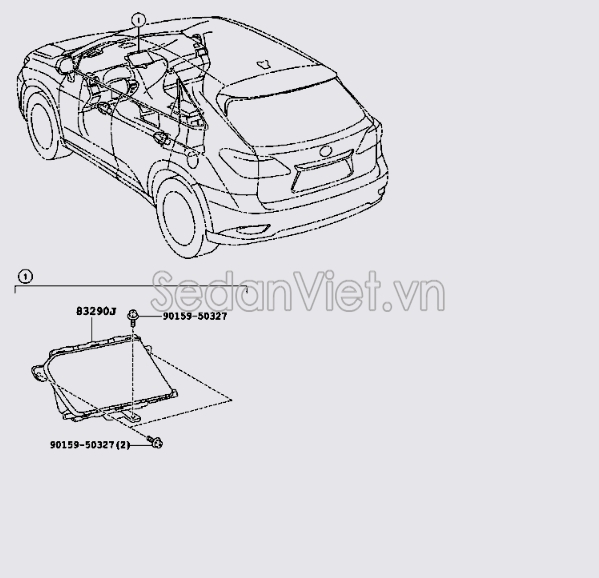 Đồng hồ công tơ mét Lexus RX450H 2009-2012