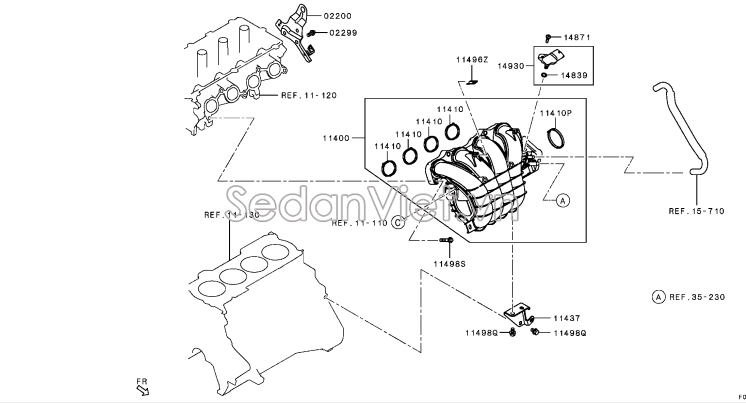 Cảm biến khí nạp 1865A248