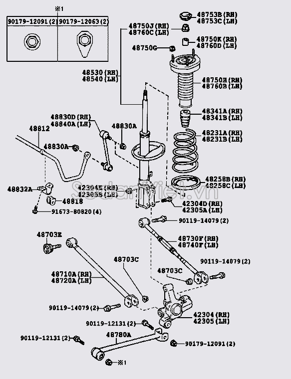 Trụ lái 4230548010