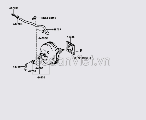 Bầu trợ lực phanh 446106A060