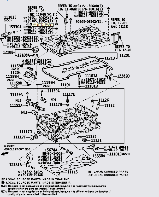 Phớt Xupap hút 1113275150