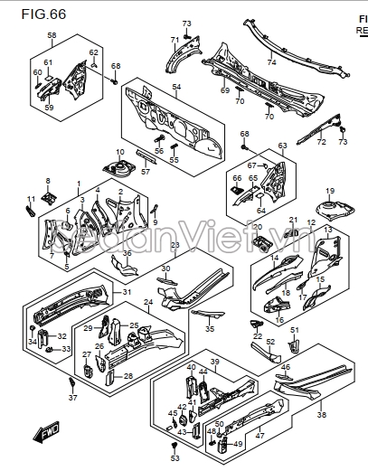 Xương sắt xi 5860052R00000