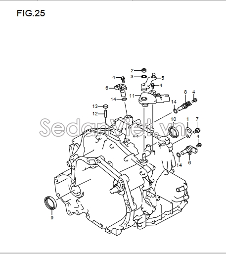 Công tắc chuyển số 3772084MA0000