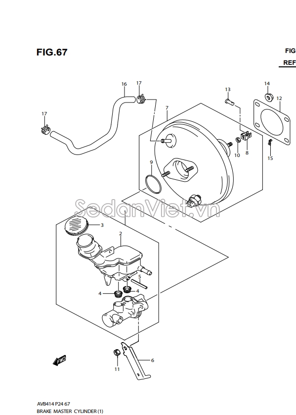 Bầu trợ lực phanh 5130079PA1000