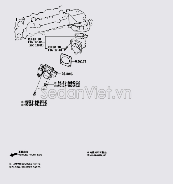 Cụm bướm ga 2610030060