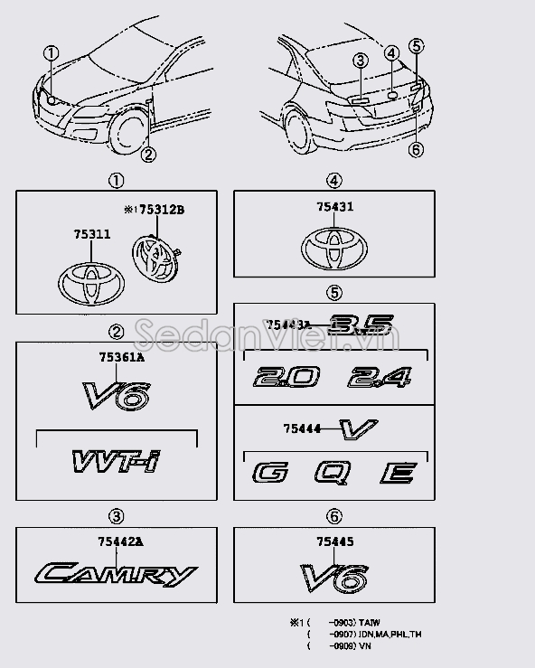 Chữ VVT-I 7544306540