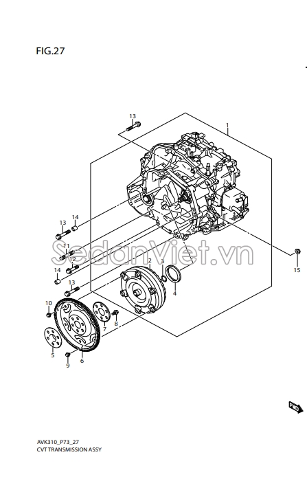 Hộp số tự động 2100084MR2000