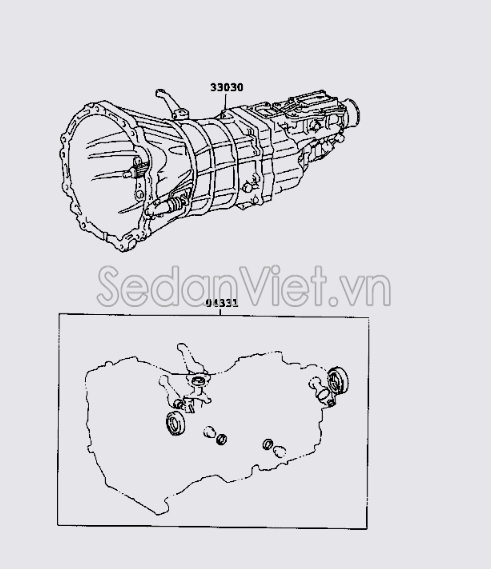 Hộp số tổng thành 3303026A40