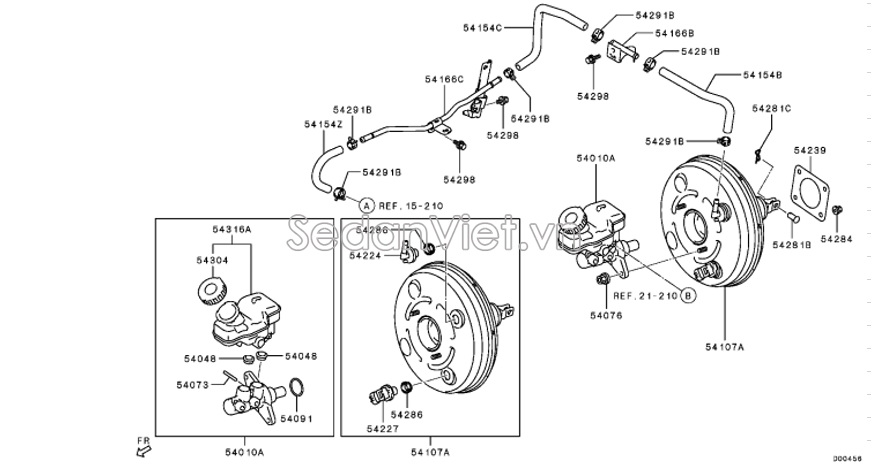 Bầu trợ lực phanh 4630A231