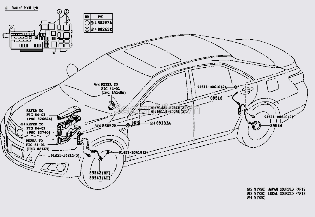 Cảm biến ABS 8954233090