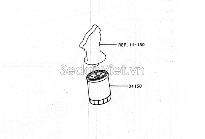 Lọc dầu động cơ 1230A237