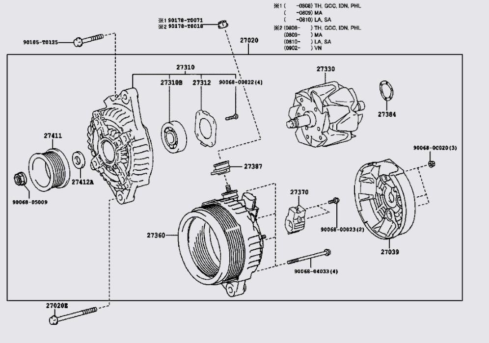 Máy phát điện 270600C021