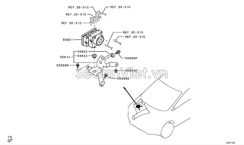 Cụm điều khiển ABS 4670B758