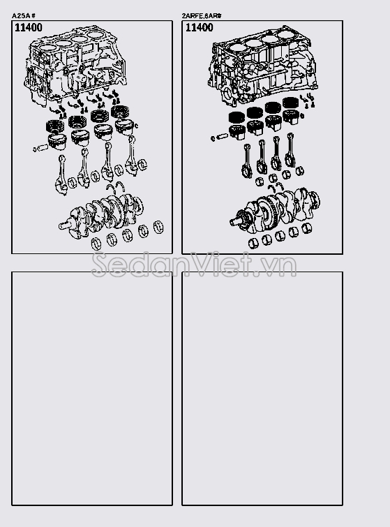 Lốc máy liền trục cơ và Piston 1140036061