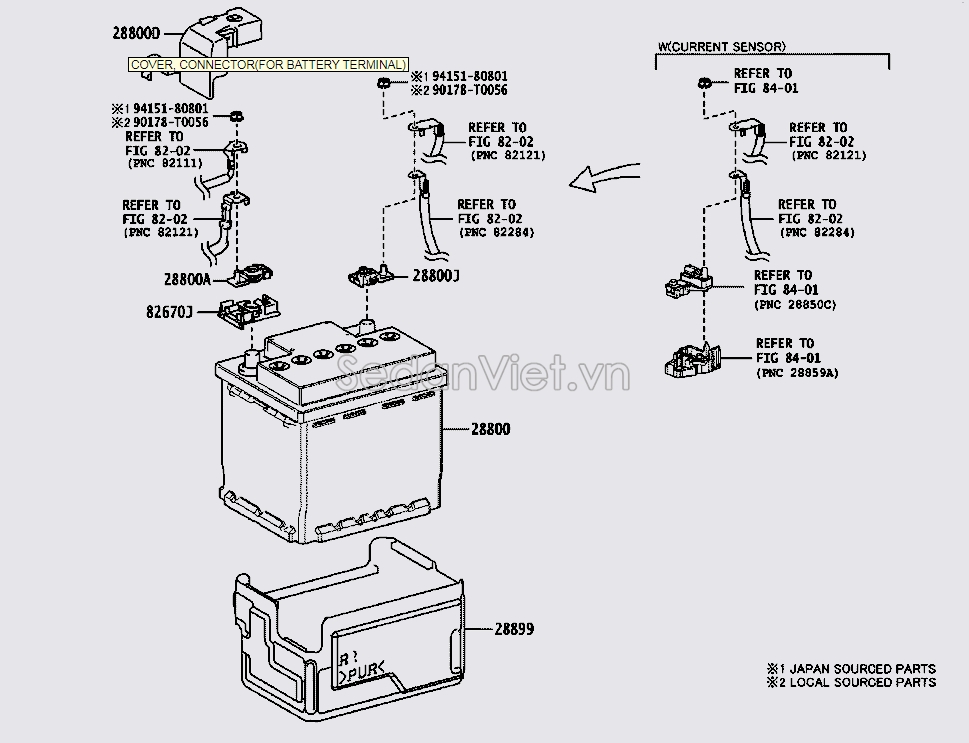 Đầu cực ắc quy 9098205072