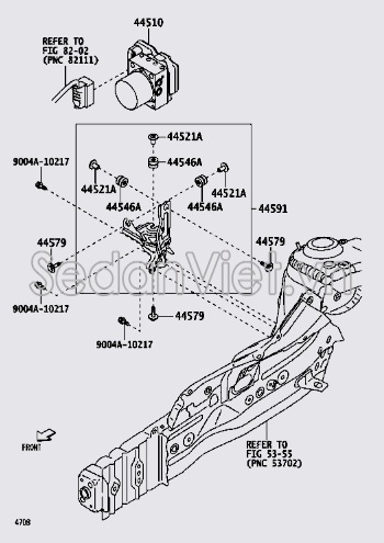 Cụm điều khiển ABS 44050BZ640