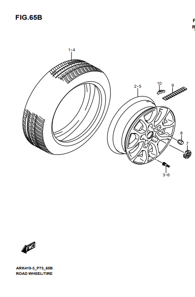 Lốp xe 4311073R70000