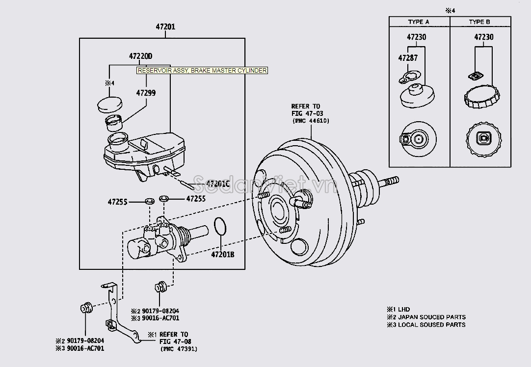 Nắp bình dầu phanh 472300D221