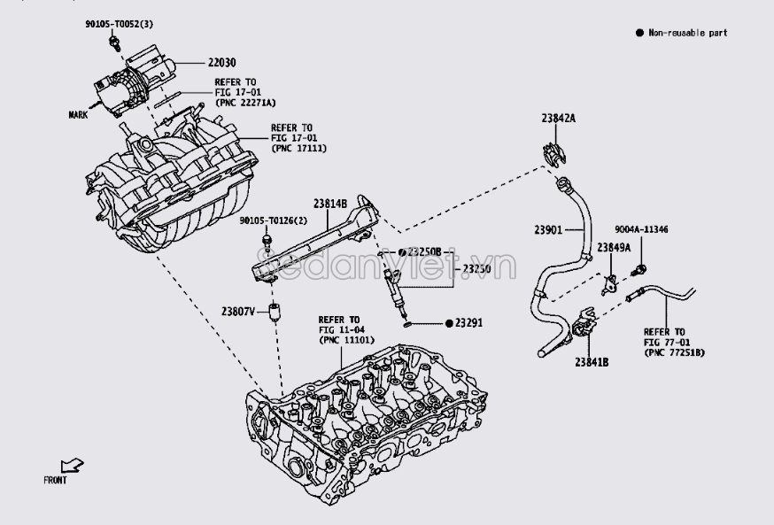 Ống dẫn nhiên liệu 23901BZ030