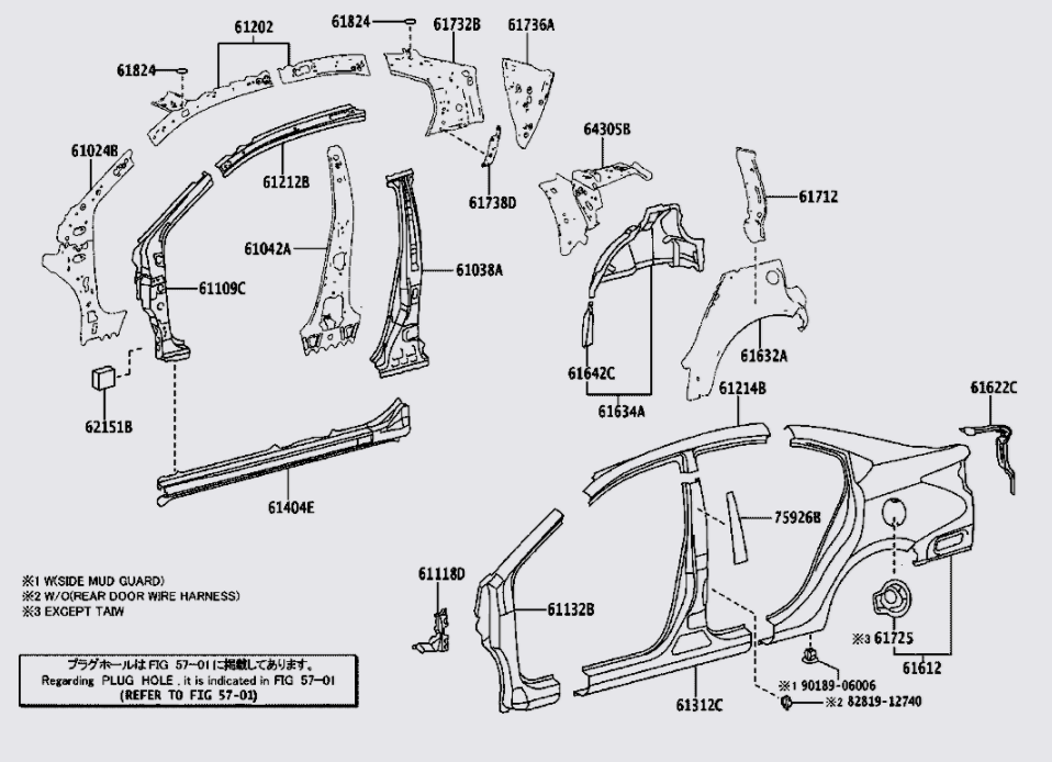 Xương trụ trong trước lớp 610240D170