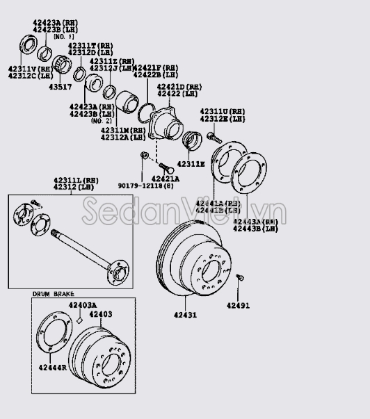 Bánh răng ABS sau 4351760020