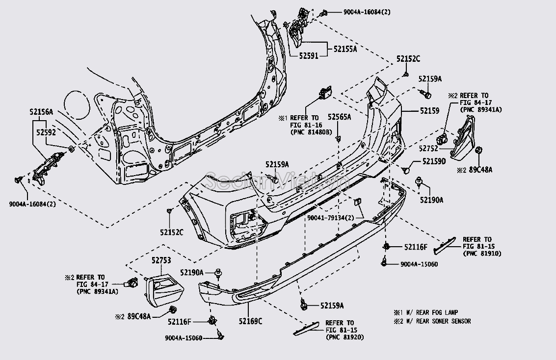 Nẹp cài cản 52155BZ190