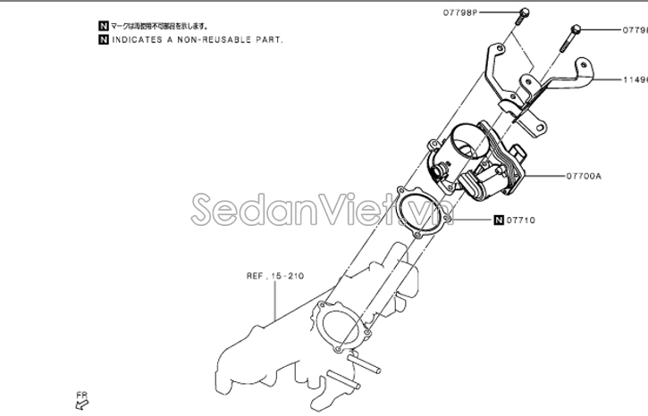 Cụm bướm ga 16119A000P