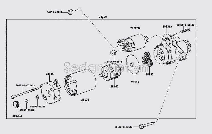 Cuộn điện liền chổi than 2812028040