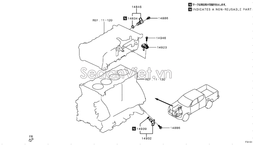 Cảm biến điều chỉnh tăng áp động cơ 22365A000P