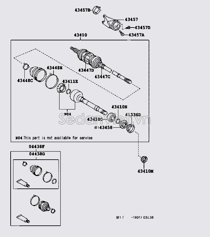 Phớt láp 90311A0029