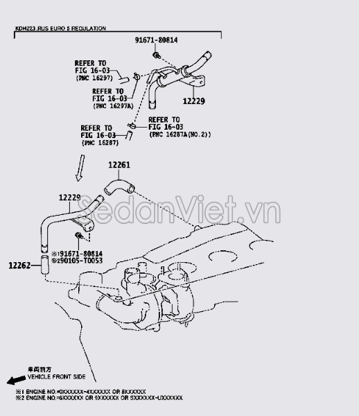 Ống hơi thừa 122610L030