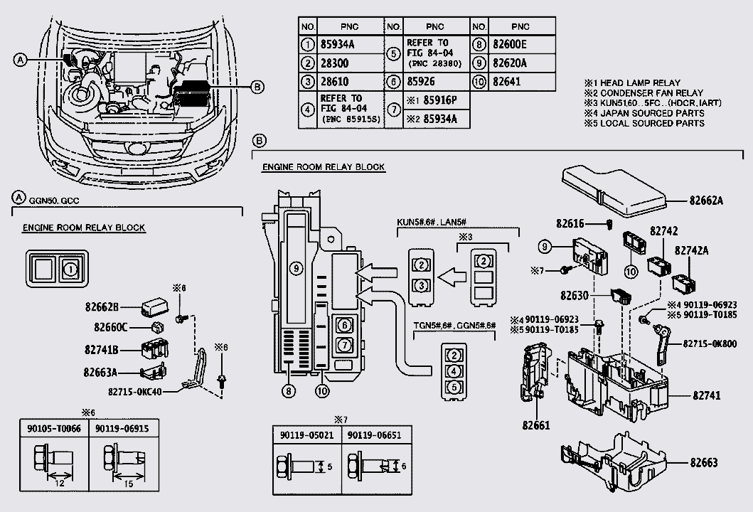 Nắp hộp cầu chì đầu xe 826630K010