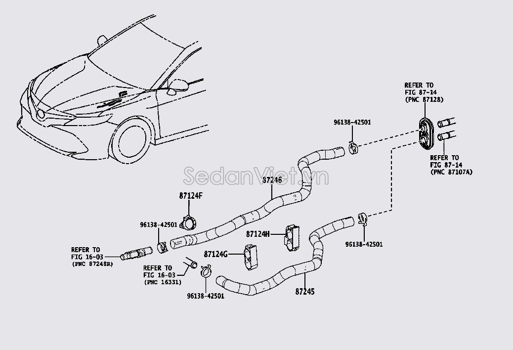 Ống nước vào giản sưởi 8724506E50