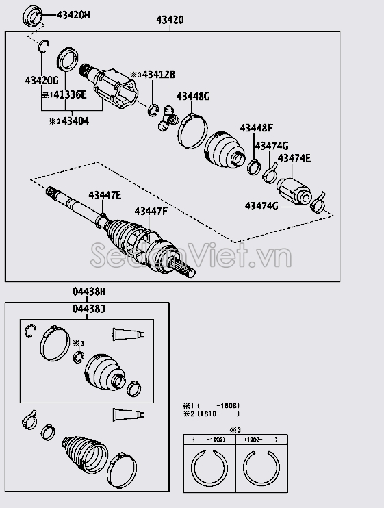 Phớt láp 90311A0021