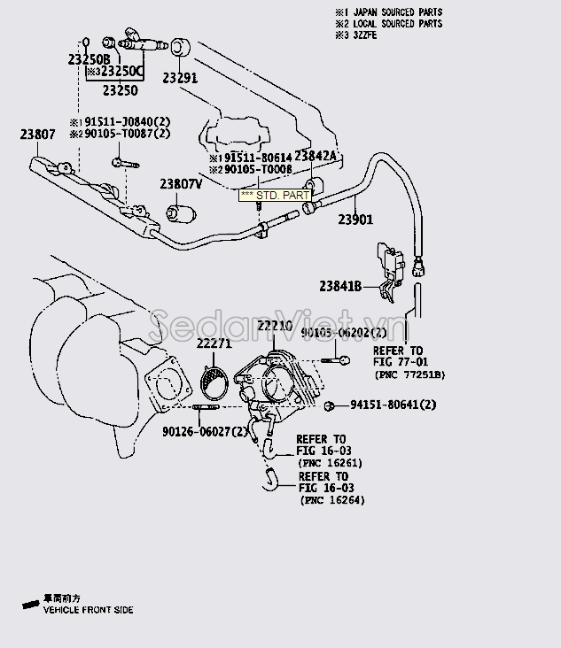 Cụm bướm ga 2203022041