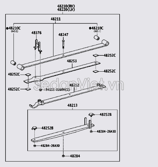 Lá nhíp số 1 4825326B00