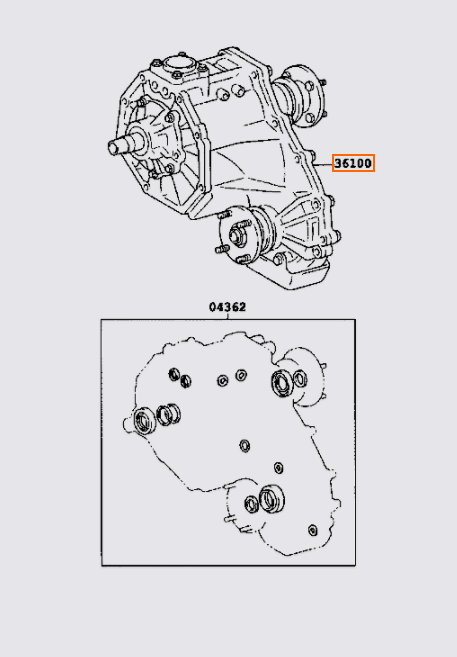 Hộp số phụ 361006D270