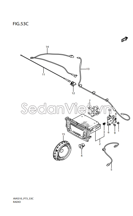 Bộ điều khiển âm thanh 3910184M40BKZ